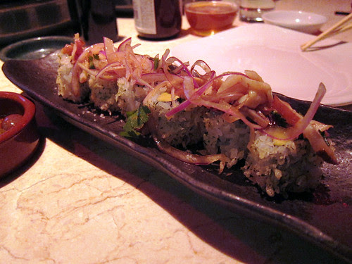 octopus ceviche roll