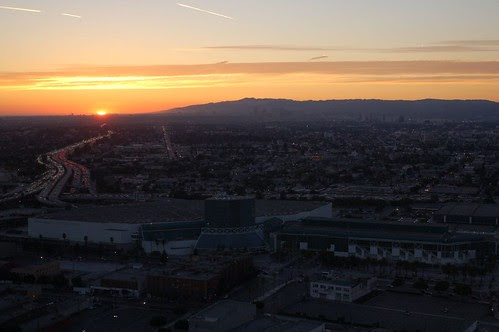 Sunset over LA