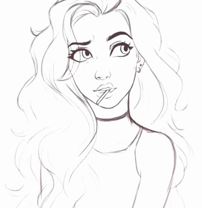 Coloring Pages Of Teenage Girls