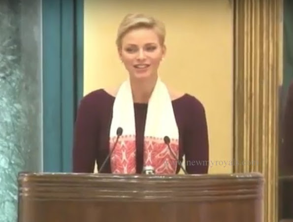 Princess Charlene and Princess Laurentien attended the Laureates and Leaders for Children Summit 2016 in New Delhi