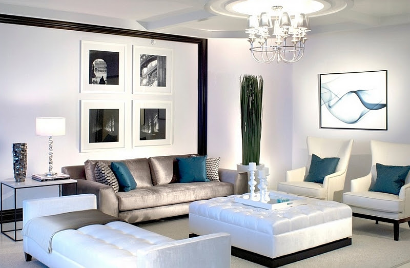 Modern Black And White Living Room Decor