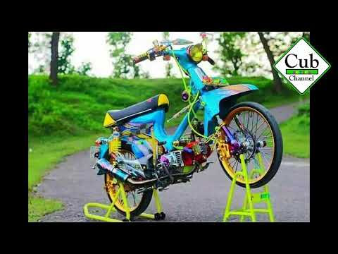 Modifikasi Motor C70 Warna Pink Arena Modifikasi