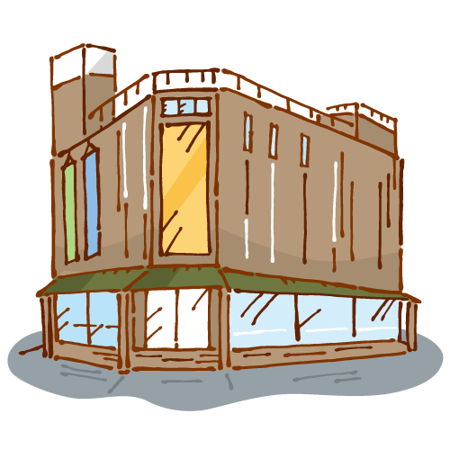 デパートのイラスト かわいいフリー素材が無料のイラストレイン