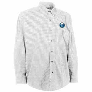 Buffalo Sabres Esteem Button Down Dress Shirt (White) - X-Large On Sale