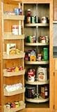 20 inch Full Circle Lazy Susan for Pantry Cabinet - 5 Shelf unit - White