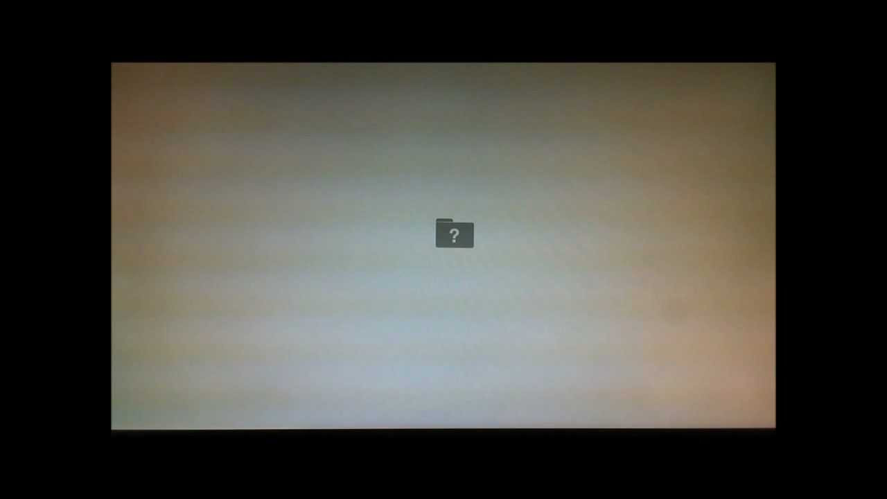 How to fix Flashing Folder with Question Mark on Mac YouTube