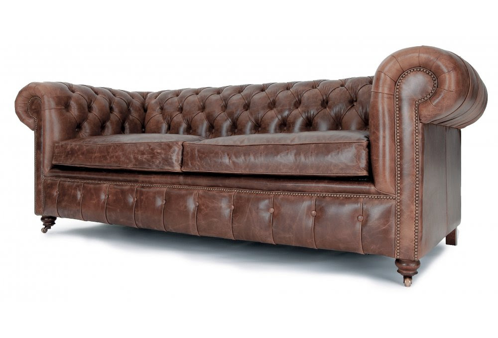 Historian Vintage Leather 3 Seater Chesterfield Sofa Bed Historian Vintage Leather 3 Seater Chesterfield Sofa Bed