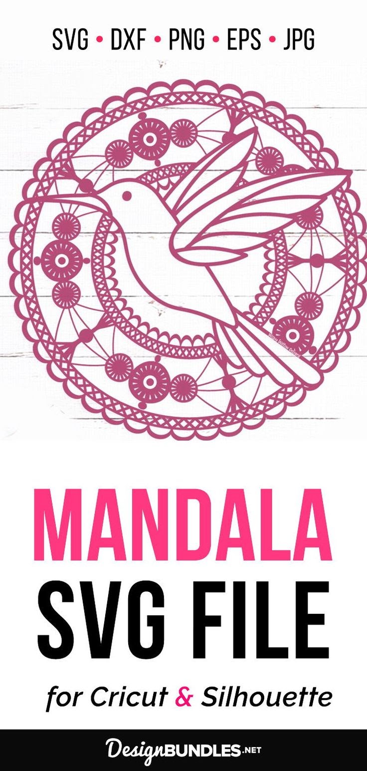 Download Free 182 Mandala Cricut Image SVG PNG EPS DXF File for Cricut, Silhouette and Other Machine