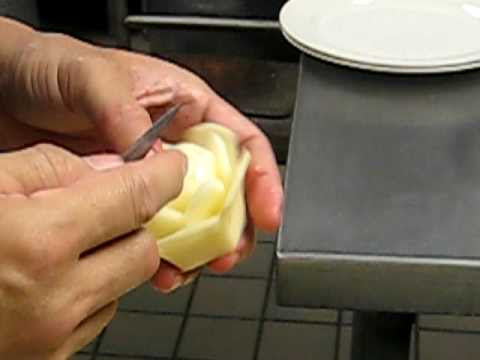 KHMER LIVE! HOW TO DO ROSE CARVING #1