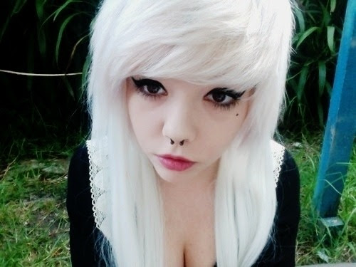 White Platinum Hair Tumblr