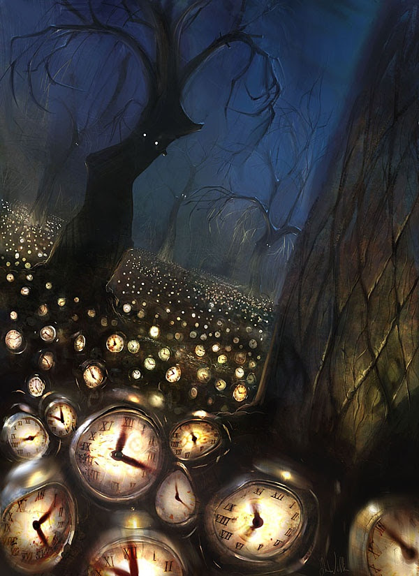 Clocks+Creepy Woods