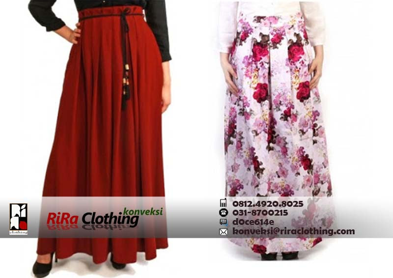 Konveksi Rok Muslimah RiraClothing Konveksi Rok Muslimah RiraClothing