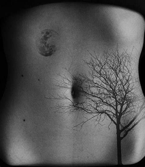 realistic tree   border moon tattoo tattoos  love