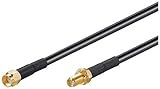 Wentronic WLAN Antennenverlängerungs Kabel (RP-SMA Stecker auf RP-SMA Buchse) 5m