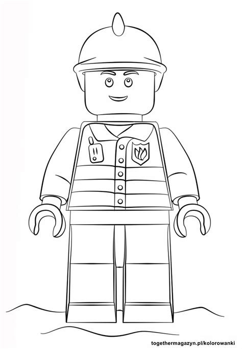 kolorowanki lego city pobierz  wydrukuj  magazyn