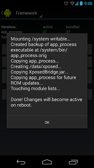 Installing Xposed Installer Directly From Apk