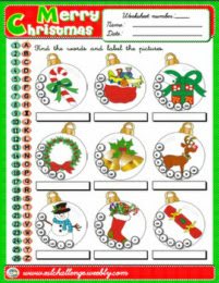 Christmas Worksheet