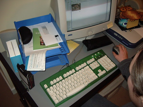 Our green keyboard