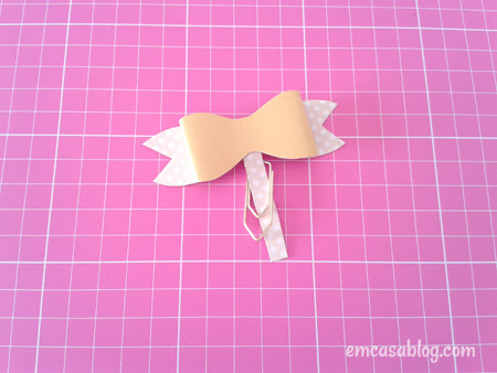 como fazer clip decorado laco papelaria volta as aulas decoracao caderno escolar 6