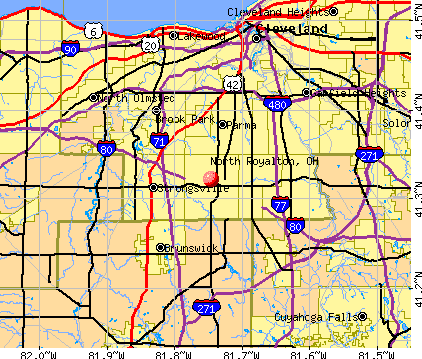 Map Of North Ohio North Royalton, Ohio (OH 44133) profile: population, maps, real 