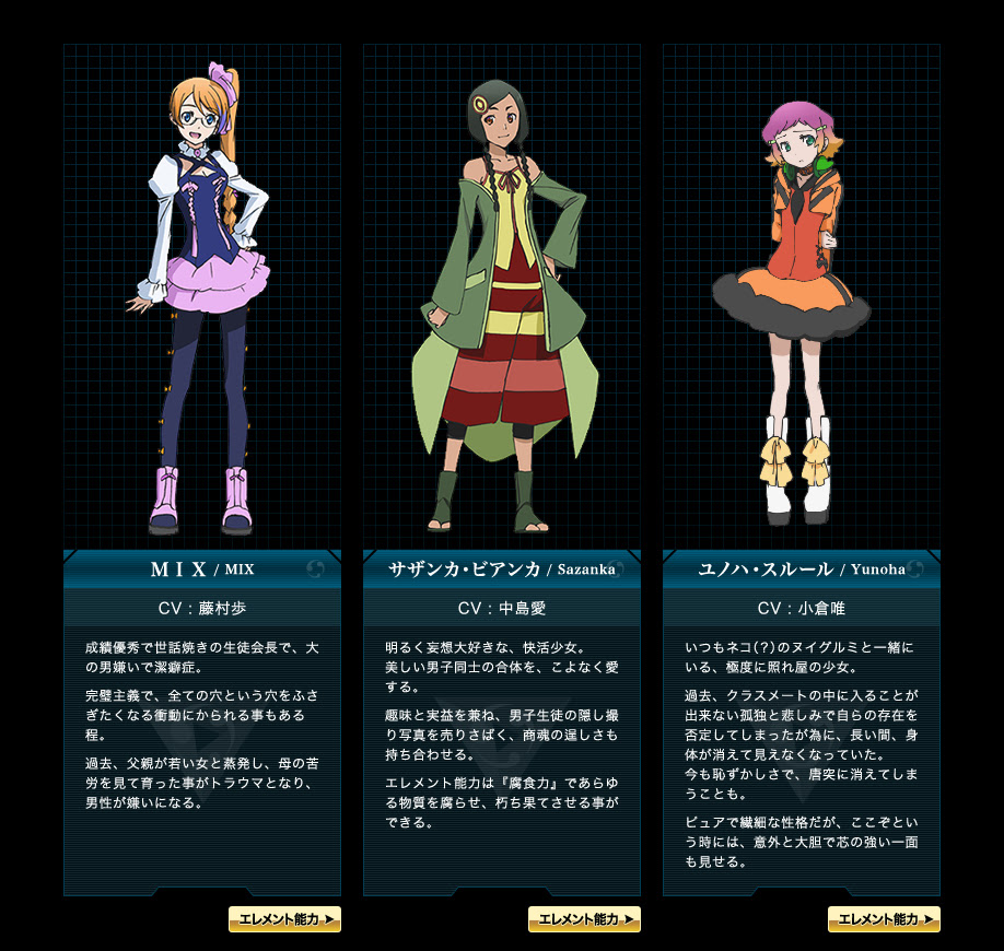 Character アクエリオンevol