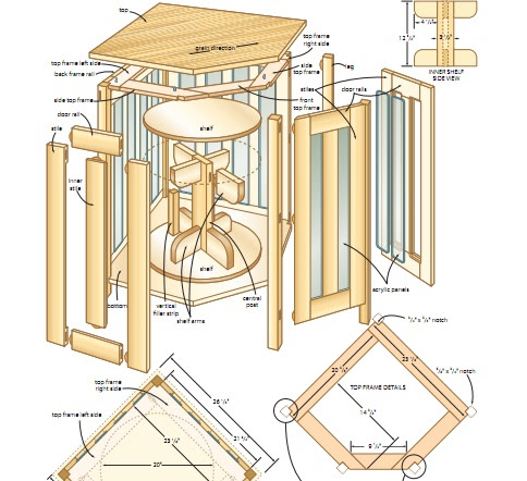 Wooden Safe Box Plans, Diy Planter Design, Craft ...