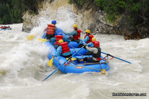 Whitewater Rafting on the Kicking Horse River, Golden, Alberta Rafting Trips | RealAdventures