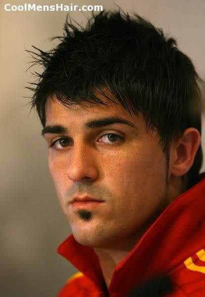 Photo of David Villa Faux Hawk hairstyle 
