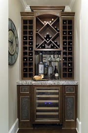 15+ Newest Kitchen Cabinet Design With Wine Rack