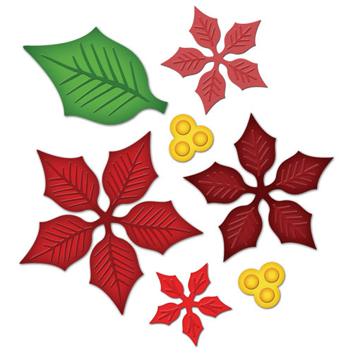 No Time To Stamp? Poinsettia Window by Darsie Bruno