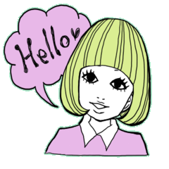 オシャレガール Lineスタンプ Ohnuki3