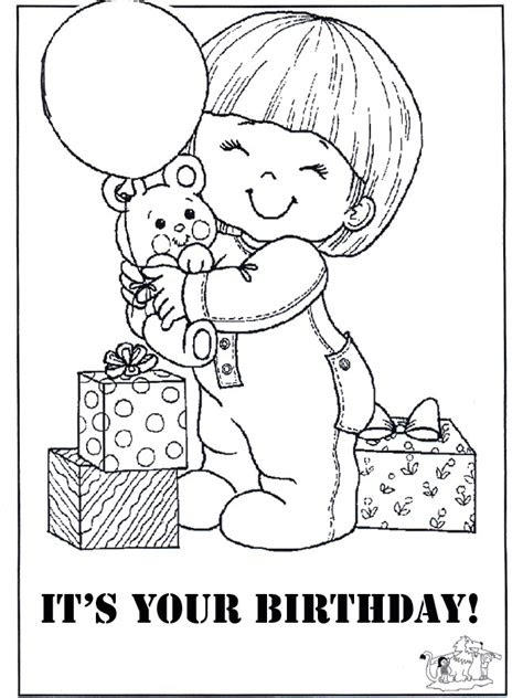  happy birthday card printable coloring