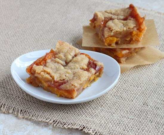 Drunken Peach Bars