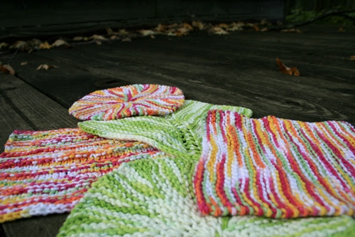 knitted dishcloths from jane