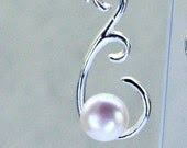 Romantic Sterling Silver Pearl Earrings