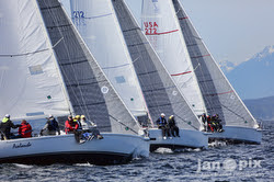 J/105s sailing Puget Sound
