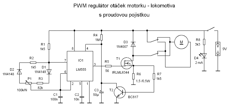 pwm regulace