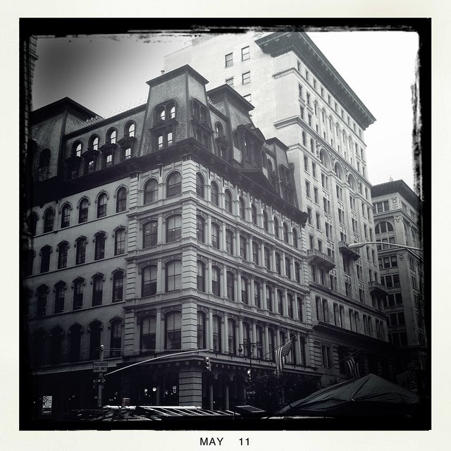 A Scene from Lower Fifth Avenue