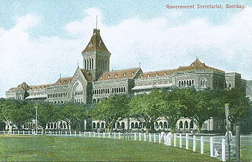 Image result for Government Secretariat, Bombay Clifton & Co., Bombay, ~ 1905