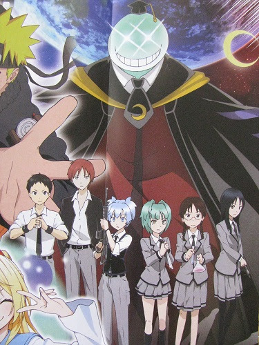ジャンプスーパーアニメツアー4作品集合ポスター 暗殺教室 最新情報