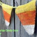 Make your own Burlap Candy Corn Banner