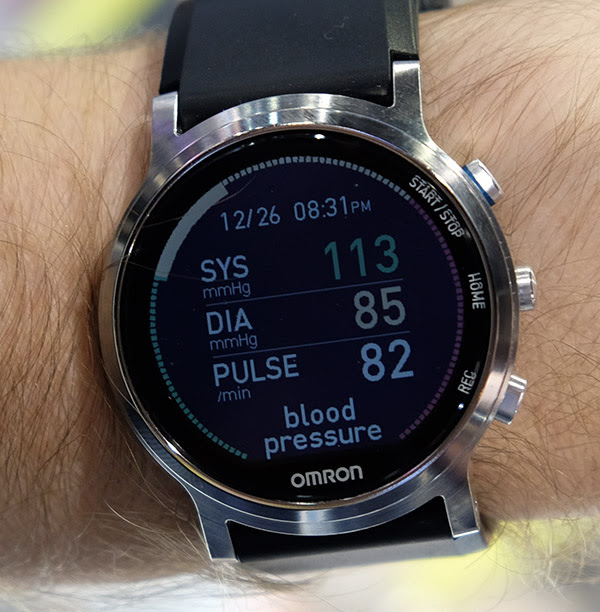 pressure that smart blood watch measures