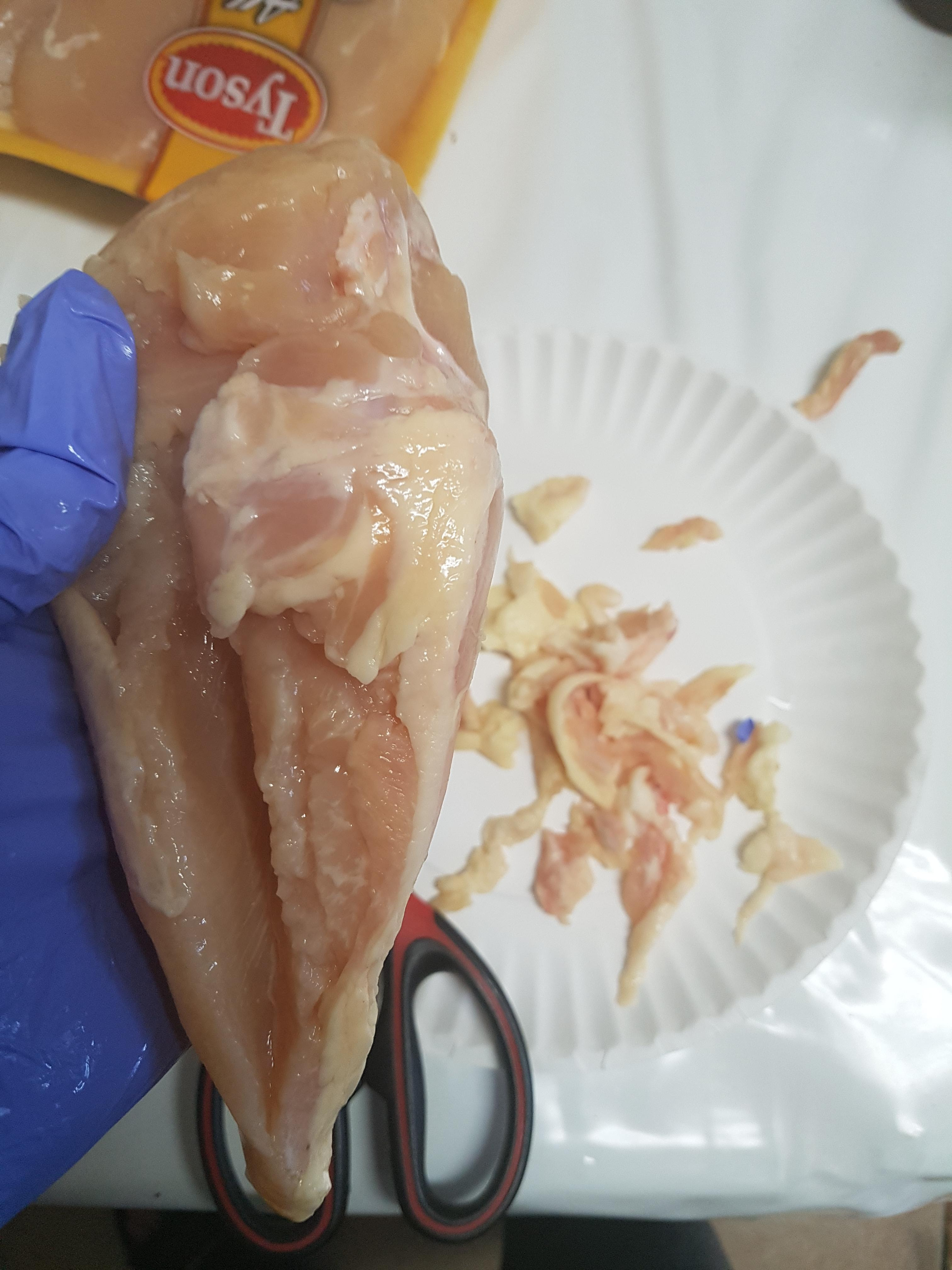 Boneless Skinless Chicken Breasts Still Have Some Skin Fat To Cut Off Bodybuilding Com Forums