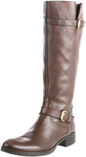 Geox Women's D Mendi Stivali S Brown Knee High Boots D1390S46C6000 4 UK, 37 EU