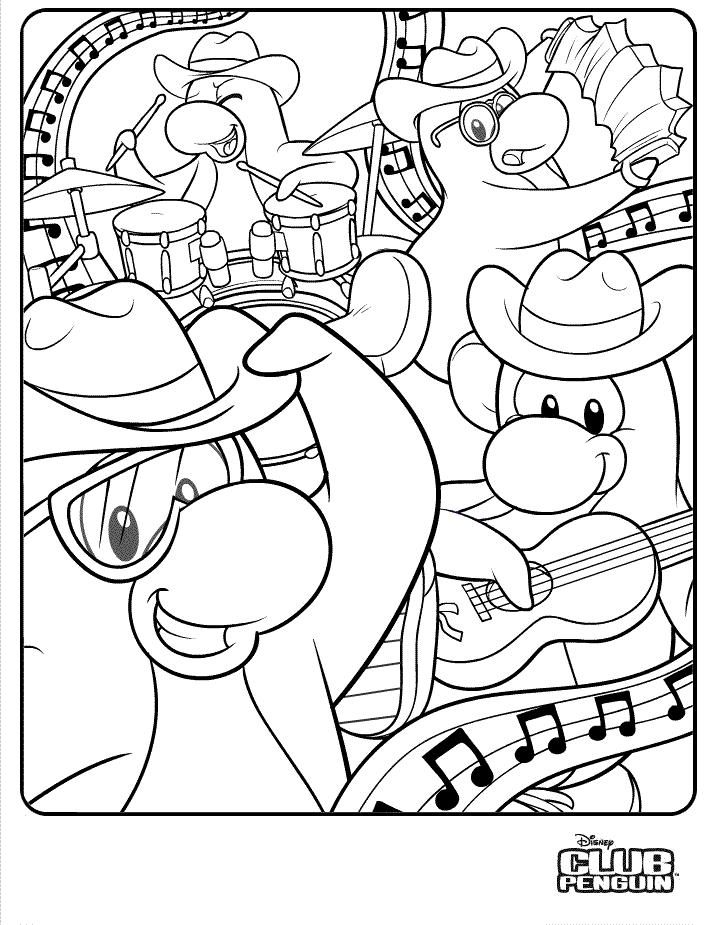 Free Club Penguin Puffle Coloring Pages Download Free Clip Art