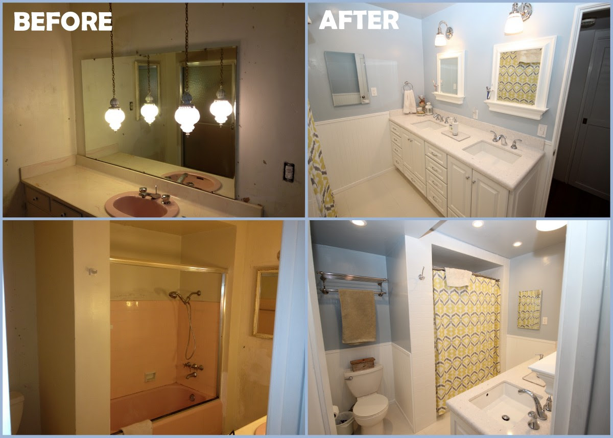 bathroom remodeling before and after