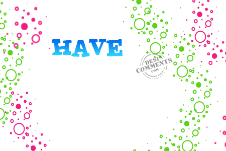 Have a colorful Saturday