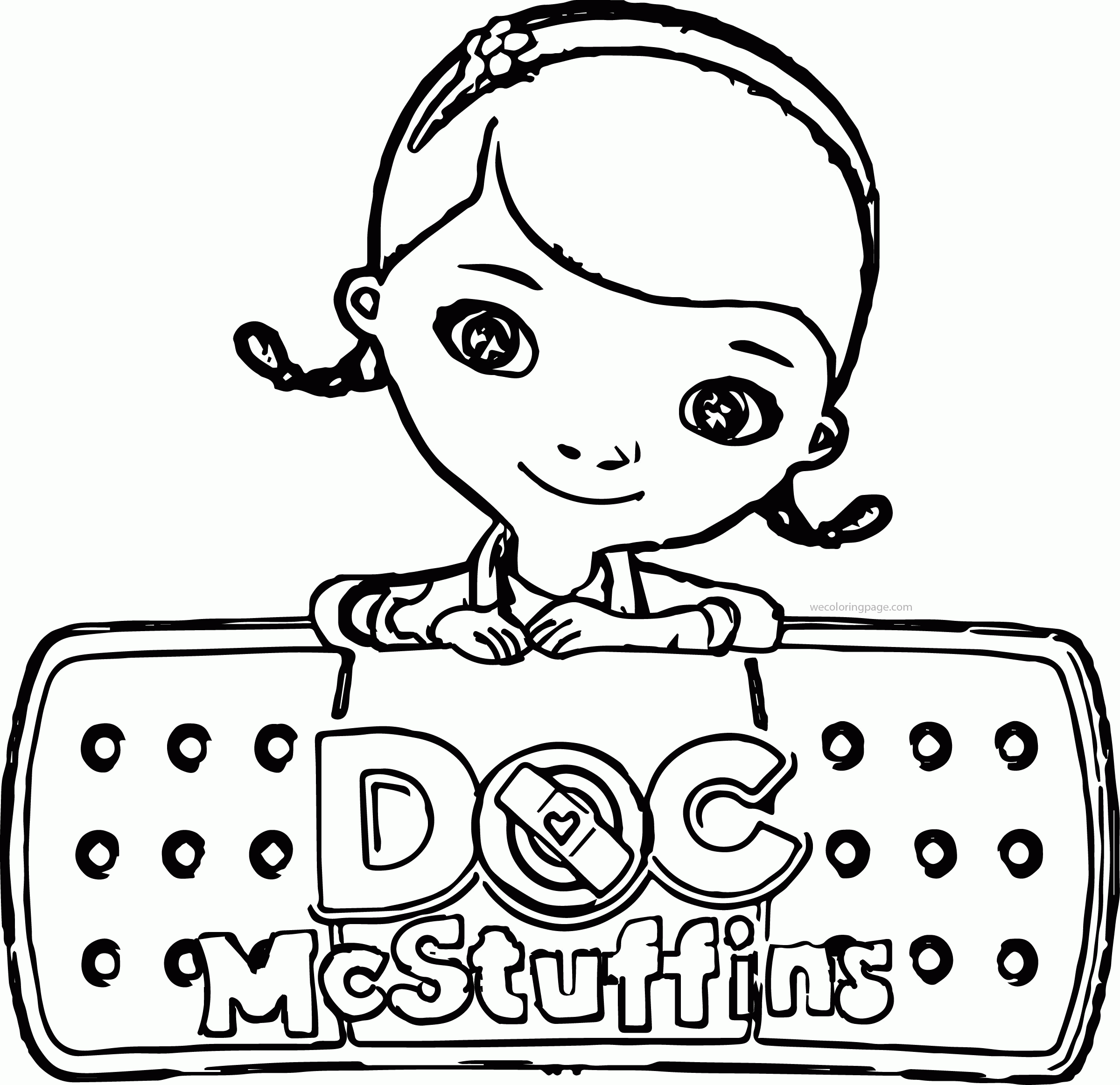 Doc Mcstuffins Face Coloring Pages - Coloring Home