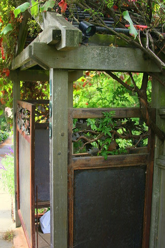 wrought iron gate side panel