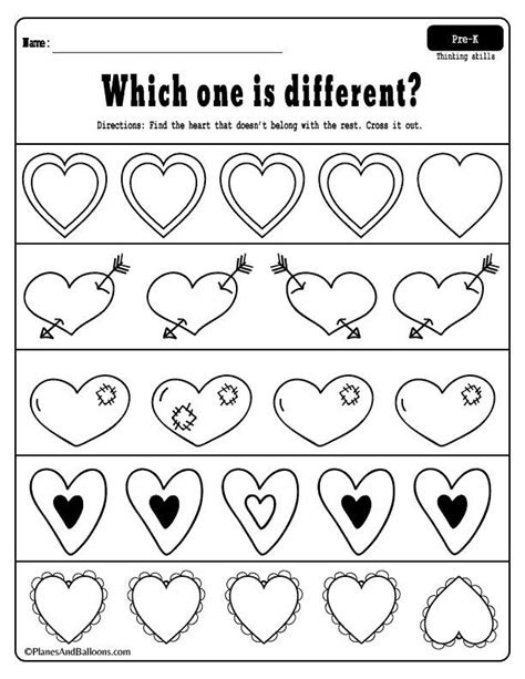  valentines day worksheets for preschoolers free printables